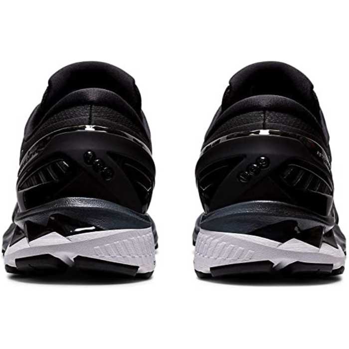 Heel view of ASICS Men's Gel-Kayano 27 Running Shoes. Image credit: Amazon