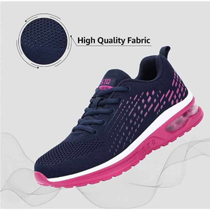 Image credit: Amazon. Side view of STQ Women's Running Shoes Breathable Air Cushion Sneakers