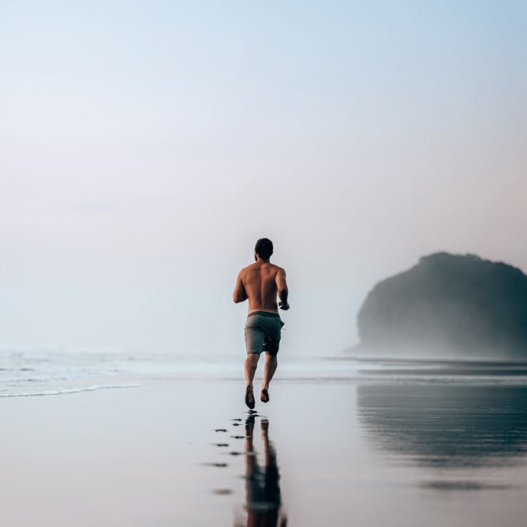 Image credit: Pexels.com. Man Running on the Beach  Photo by Ben Mack