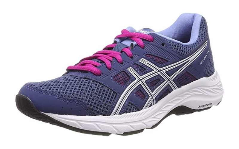 Side view of ASICS Women's Gel-Content 5 Running Shoes. Image credit: Amazon