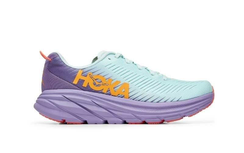 Side view of HOKA ONE ONE Women's Rincon 3 Synthetic Textile Trainers  Image credit: HOKA ONE ONE