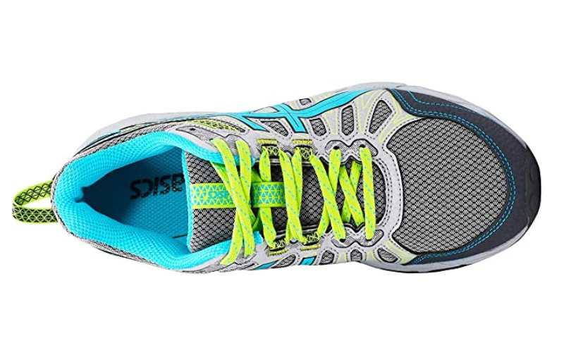 Top view of ASICS Women's Gel-Venture 7 Running Shoes. Image credit: Amazon