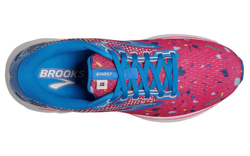 Top view of Brooks Women's Ghost 14 Neutral Running Shoe. Image credit: Amazon