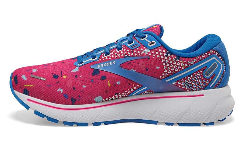 Side view of Brooks Women's Ghost 14 Neutral Running Shoe. Image credit: Amazon