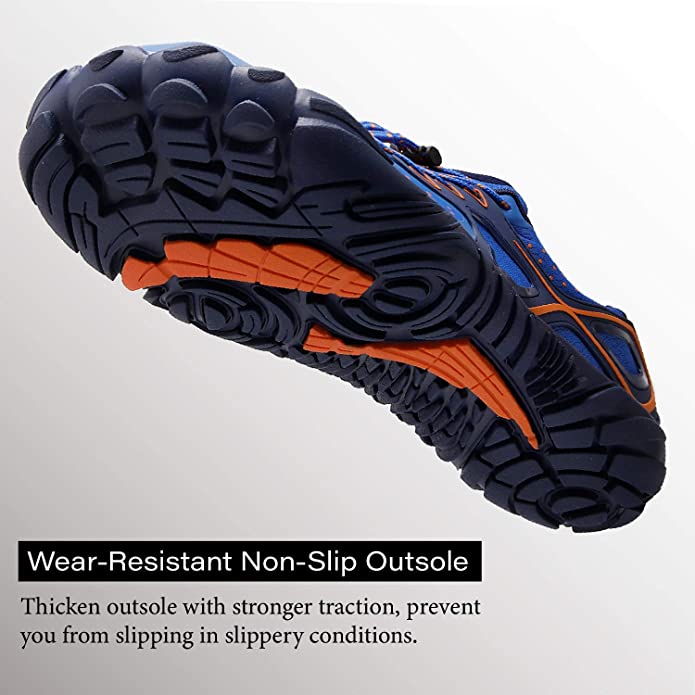 Wear-Resistant Non-Slip Outsole - Sole of L-RUN Athletic Hiking Water Shoe