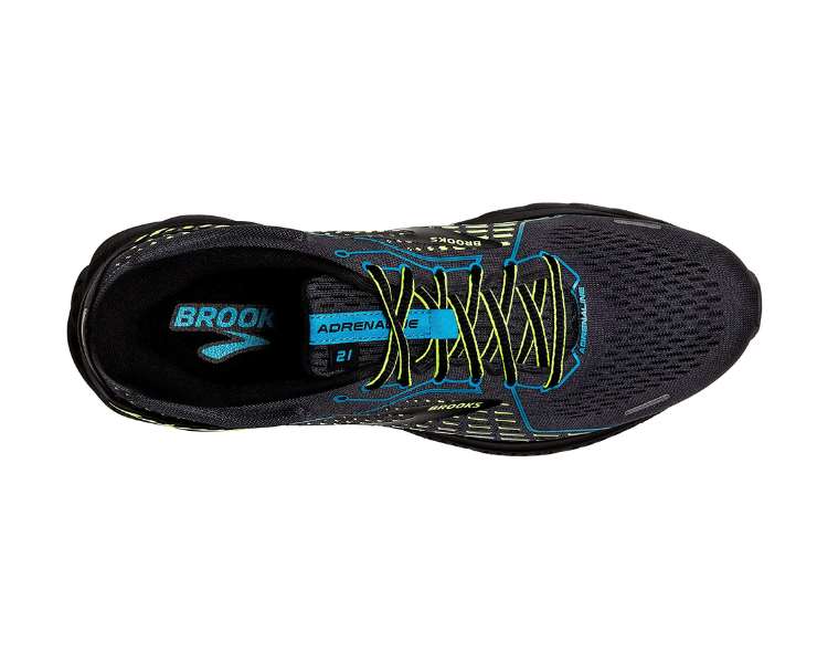 Top view of Brooks Men's Adrenaline GTS 21. Image credit: Amazon