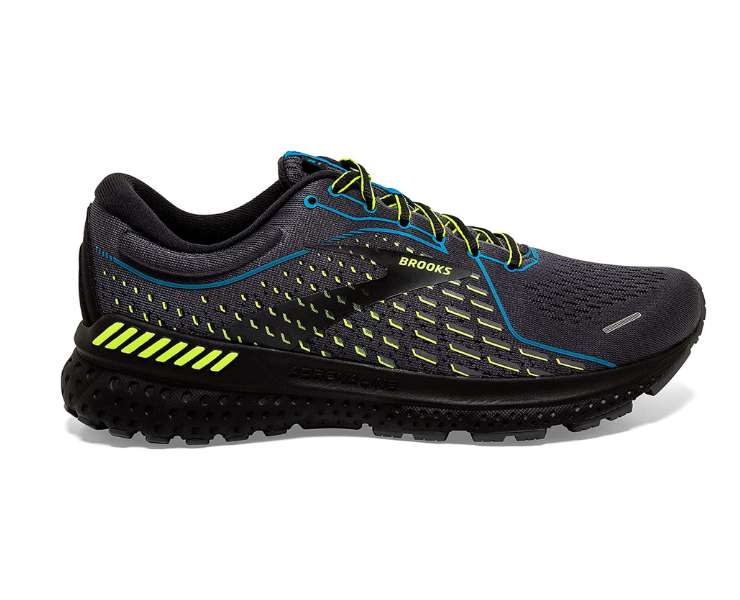 Side view of Brooks Men's Adrenaline GTS 21. Image credit: Amazon