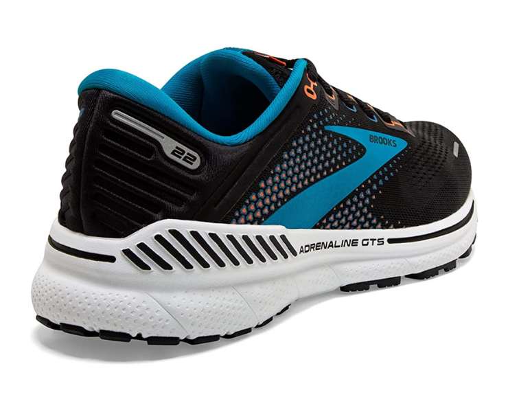 Side view of Brooks Men's Adrenaline GTS 22 Supportive. Image credit: Amazon