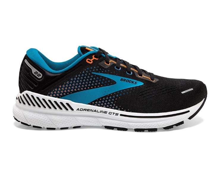 Side view of Brooks Men's Adrenaline GTS 22 Supportive. Image credit: Amazon