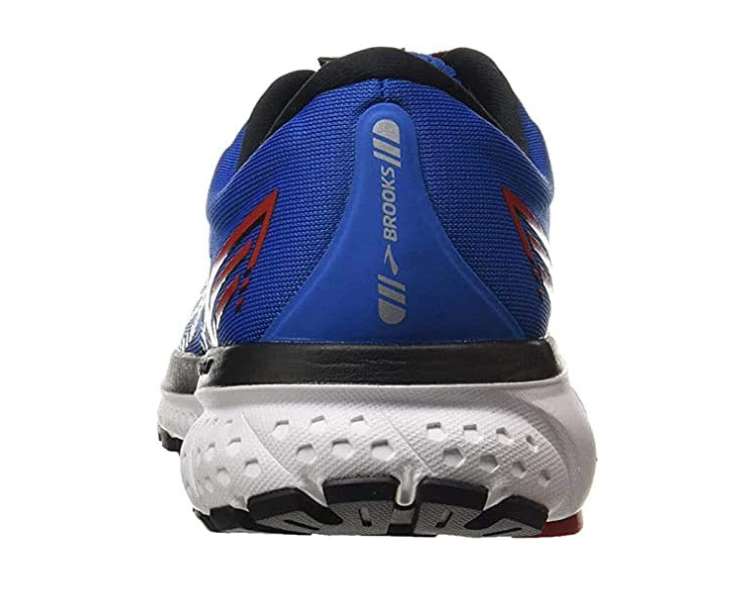 Heel view of Brooks Men's Ghost 13 Shoe. Image credit: Amazon