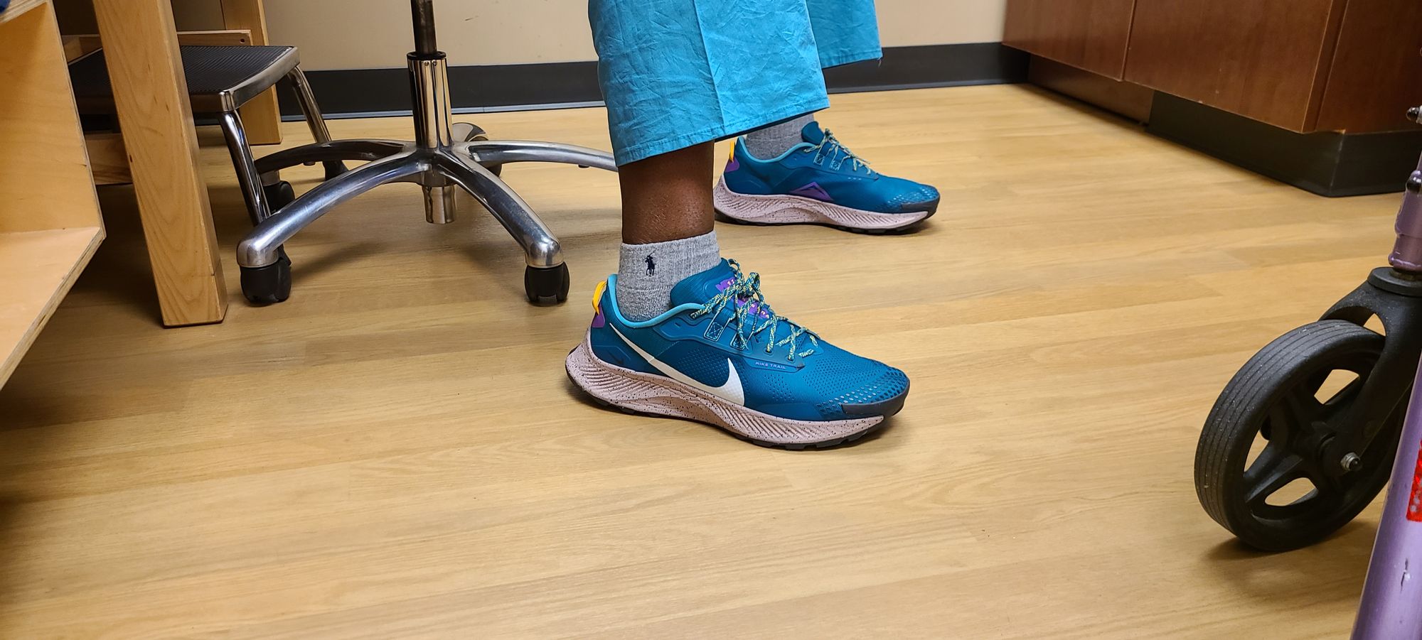 People Wearing Shoes Around Town: Doctor's Office, Dental Chair, Social Events, and Eating Out!