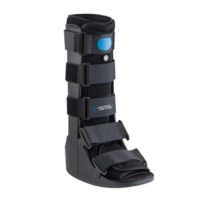 Side view of United Ortho Air Cam Walker Fracture Boot. Image credit: Amazon